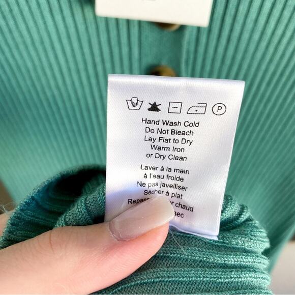 NWT Heartloom Marija Ribbed Cutout Long Sleeve Sweater Dress - Picture 6 of 6